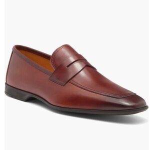 Magnanni Cognac Talaz Penny Loafer Size 9.5